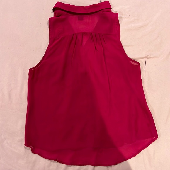 Flared Dressy Button Up Blouse - Picture 2 of 2